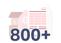 800園以上の豊富な実績